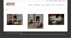 Desktop Screenshot of mayr-heiztechnik.com