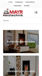 Mobile Screenshot of mayr-heiztechnik.com